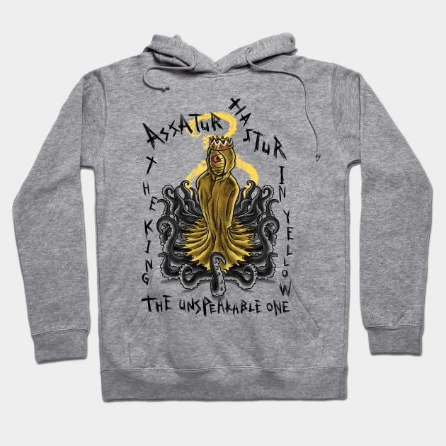 Summon the Madness: Hastur The King in Yellow Design Hoodie by Holymayo Tee